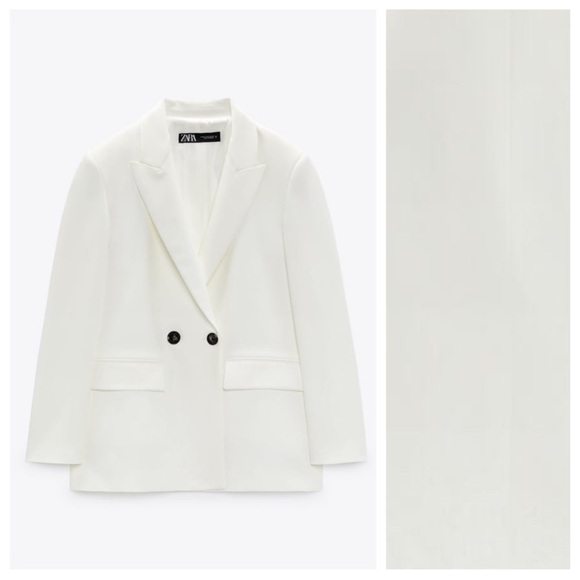 Zara white blazer. Size L. I have never worn. - Picture 4 of 6